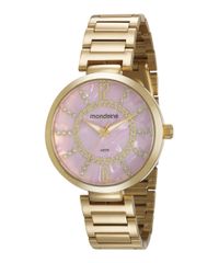 Kit-de-Relogio-Analogico-Mondaine-Feminino---Pulseira---53617LPMKDE2K1-Dourado-9171540-Dourado_2