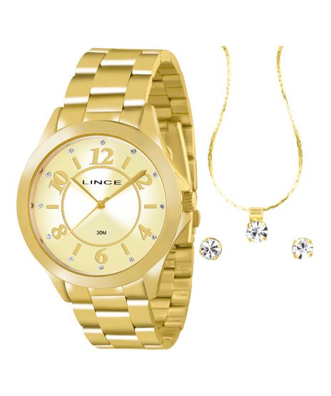 Kit-de-Relogio-Analogico-Lince-Feminino---Colar---Par-de-Brincos---LRGJ033L-K922C2KX-Dourado-8750325-Dourado_1