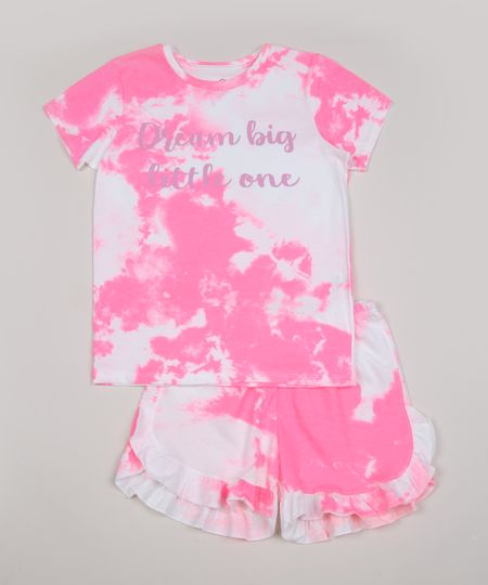 Pijama-Infantil--Dream-Big-Little-One--Estampado-Tie-Dye-Manga-Curta-Multicor-9957860-Multicor_1 Pijama-Infantil--Dream-Big-Little-One--Estampado-Tie-Dye-Manga-Curta-Multicor-9957860-Multicor_1