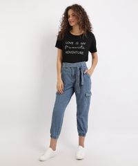 Blusa-Feminina--Love-Is-My-Favourite-Adventure--Manga-Curta-Decote-Redondo--Preta-9944479-Preto_3