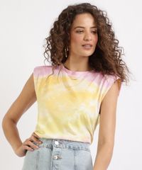 Regata-Feminina-Estampada-Tie-Dye-com-Ombreira-Decote-Redondo-Multicor-9956870-Multicor_1