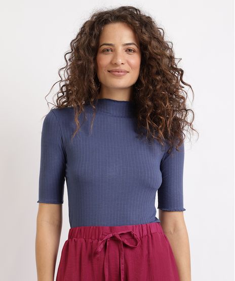 Blusa-Feminina-Basica-Canelada-Manga-Curta-Azul-9879028-Azul_1