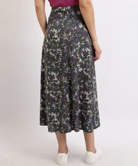 Saia-Feminina-Longa-com-Fenda-Lateral-Verde-Militar-9893696-Verde_Militar_2