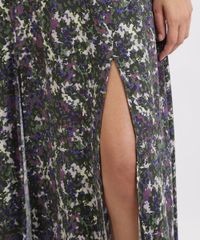 Saia-Feminina-Longa-com-Fenda-Lateral-Verde-Militar-9893696-Verde_Militar_4