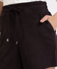 Short-Feminino-em-Suede-Preto-9899930-Preto_4
