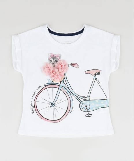 Blusa-Infantil-Bicicleta-com-Tule-Manga-Curta-Off-White-9957177-Off_White_1