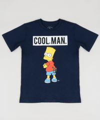 Camiseta-Infantil-Bart-Os-Simpsons-Manga-Curta-Gola-Careca-Azul-Marinho-9952992-Azul_Marinho_1