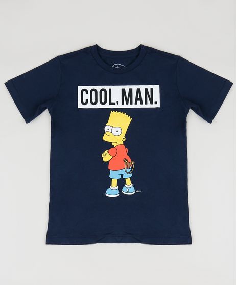 Camiseta-Infantil-Bart-Os-Simpsons-Manga-Curta-Gola-Careca-Azul-Marinho-9952992-Azul_Marinho_1