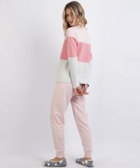 Pijama-de-Moletom-Feminino-com-Recortes-Manga-Longa-Rosa-9953268-Rosa_2
