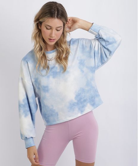 Blusao-de-Moletom-Feminino-Estampado-Tie-Dye-Decote-Redondo-Azul-9955686-Azul_1