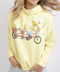 Blusao-de-Moletom-Felpado-Feminino-Os-Simpsons-com-Capuz-Amarelo-Claro-9954549-Amarelo_Claro_4