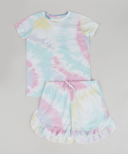 Pijama-Infantil-Estampado-Tie-Dye-Manga-Curta-Multicor-9957861-Multicor_1
