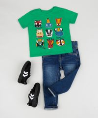 Camiseta-Infantil-com-Estampa-Interativa-de-Bichos-Manga-Curta-Gola-Careca-Verde-9449989-Verde_3