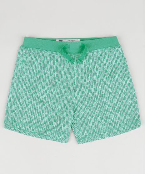 Short-Infantil-Porco-Espinho-Estampado-Geometrico-com-Cordao-Verde-Agua-9849588-Verde_Agua_1