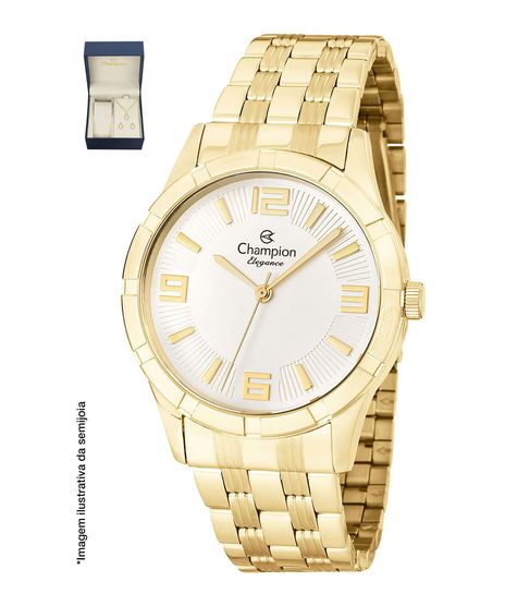Kit-de-Relogio-Analogico-Champion-Feminino--Colar---Brinco---CN25154B-Dourado-9889569-Dourado_1