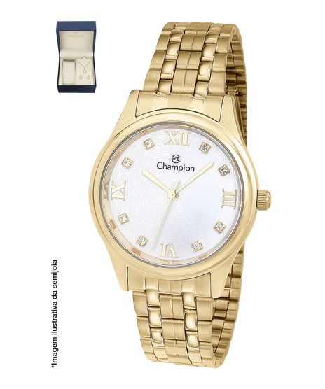 Kit-de-Relogio-Analogico-Champion-Feminino--Colar---Brinco---CN24164B-Dourado-9889565-Dourado_1