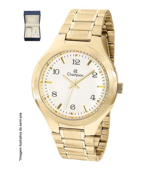 Kit-de-Relogio-Analogico-Champion-Feminino--Colar---Brinco---CN20480W-Dourado-9921351-Dourado_1