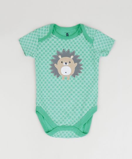 Body-Infantil-Porco-Espinho-Estampado-Manga-Curta-Verde-9584544-Verde_1