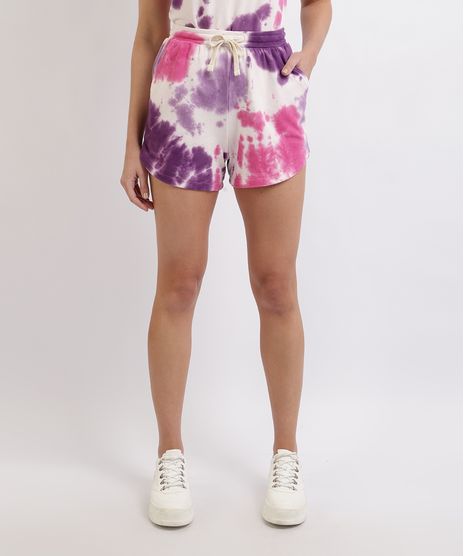 Short-de-Moletom-Feminino-Mindset-Estampado-Tie-Dye-com-Cordao-Multicor-9955883-Multicor_1