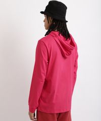 Camiseta-Masculina--Never-Give-Up--Manga-Longa-Gola-com-Capuz-Rosa-Escuro-9959850-Rosa_Escuro_2
