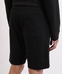 Bermuda-de-Moletom-Masculina-Rosto-Feliz-Preto-9958578-Preto_2