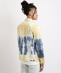 Jaqueta-de-Sarja-Masculina-Estampada-Tie-Dye-com-bolsos--Multicor-9958778-Multicor_2