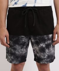 Bermuda-Masculina-Reta-Estampada-Tie-Dye-com-Cordao-Preto-9958928-Preto_1