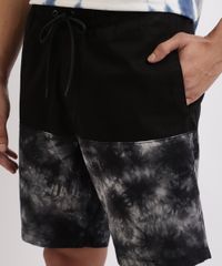 Bermuda-Masculina-Reta-Estampada-Tie-Dye-com-Cordao-Preto-9958928-Preto_4