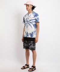 Camiseta-Masculina-Estampada-Tie-Dye--Smile--Gola-Careca-Manga-Curta-Azul-9958551-Azul_3