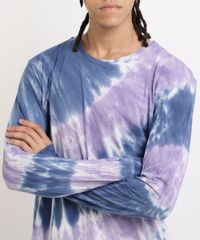 Camiseta-Masculina-Estampada-Tie-Dye--Gola-Careca-Manga-Longa-Roxa-9958553-Roxo_5