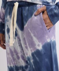 Calca-de-Moletom-Masculina-Jogger-Estampada-Tie-Dye-Com-Bolsos-Azul-9958645-Azul_4