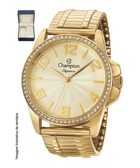 Kit-de-Relogio-Analogico-Champion-Feminino---Colar---Brinco---CN27821K-Dourado-8506074-Dourado_1