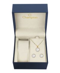 Kit-de-Relogio-Analogico-Champion-Feminino---Colar---Brinco---CN20140W-JSL016-Dourado-8649876-Dourado_2