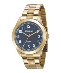 Kit-de-Relogio-Analogico-Seculus-Masculino---Carteira---28937GPSVDA1K-Dourado-9364352-Dourado_1