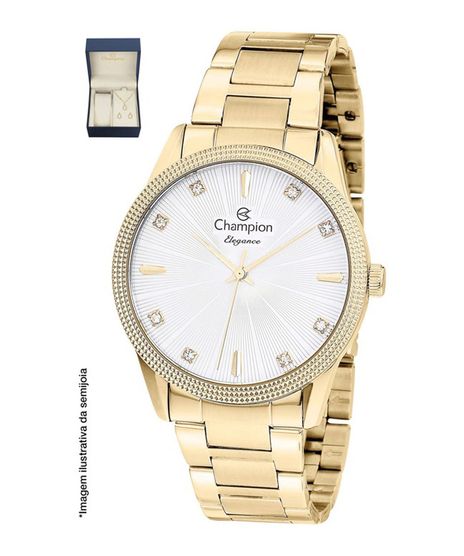 Kit-de-Relogio-Analogico-Champion-Feminino---Colar---Brinco---CN25823W-Dourado-9889547-Dourado_1