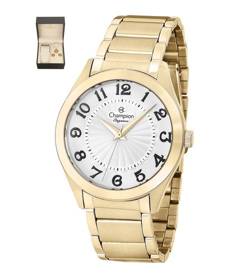 Kit-de-Relogio-Analogico-Champion-Feminino---Colar---Brinco---CN24155B-Dourado-9889562-Dourado_1