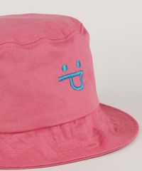 Chapeu-de-Sarja-Masculino-Bucket-com-Bordado-Rosa-9957462-Rosa_3