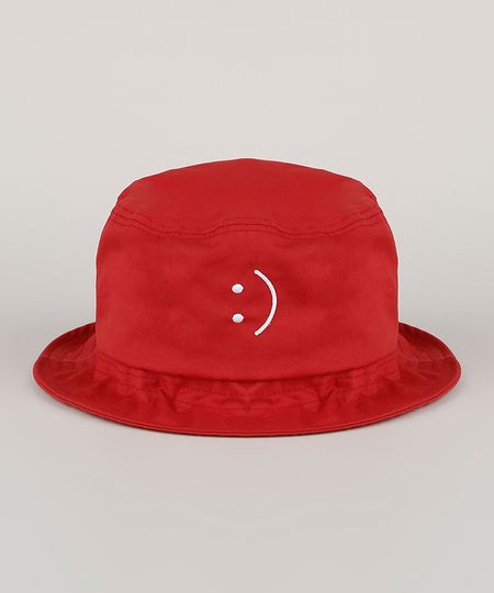 Chapeu-de-Sarja-Masculino-Bucket-com-Bordado-Vermelho-9957462-Vermelho_1