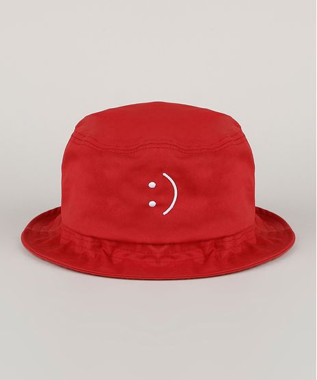 Chapeu-de-Sarja-Masculino-Bucket-com-Bordado-Vermelho-9957462-Vermelho_1