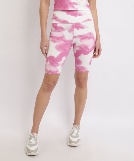 Bermuda-Feminina-Mindset-Ciclista-Cintura-Alta-Estampada-Tie-Dye-Rosa-9957651-Rosa_1