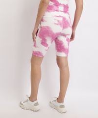 Bermuda-Feminina-Mindset-Ciclista-Cintura-Alta-Estampada-Tie-Dye-Rosa-9957651-Rosa_2