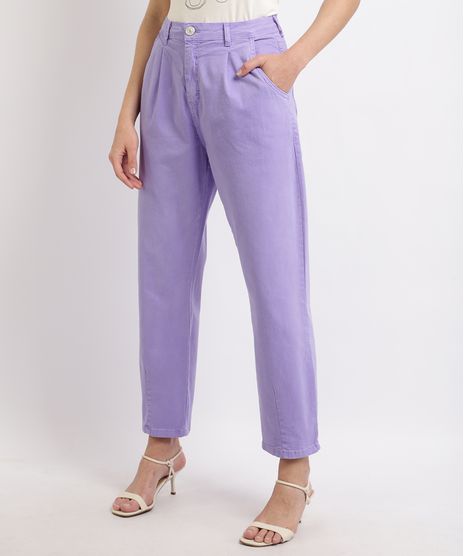 Calca-de-Sarja-Feminina-Mindset-Slouchy-Cintura-Alta-Lilas-9950380-Lilas_1_1