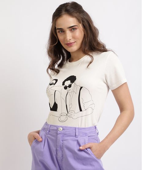 T-shirt-Feminina-Mindset--Bonecos--Manga-Curta-Decote-Redondo-Off-White-9960575-Off_White_1