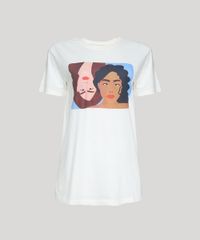 T-shirt-Feminina-Mindset--Rostos--Manga-Curta-Decote-Redondo-Off-White-9960576-Off_White_5