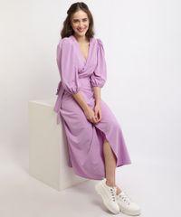 Vestido-Feminino-Mindset-Longo-Manga-3-4-com-Transpasse-Lilas-9962295-Lilas_3 Vestido-Feminino-Mindset-Longo-Manga-3-4-com-Transpasse-Lilas-9962295-Lilas_3