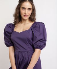 Vestido-Feminino-Mindset-Longo-Manga-3-4-Bufante-Decote-Princesa-Roxo-9962197-Roxo_4
