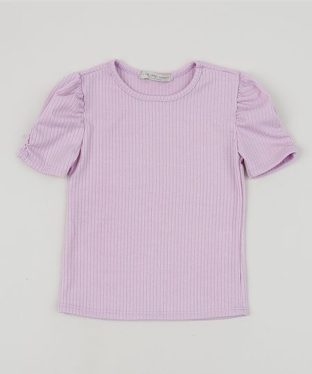 Blusa-Infantil-Canelada-Manga-Curta-Bufante-Gola-Alta-Lilas-9944592-Lilas_1
