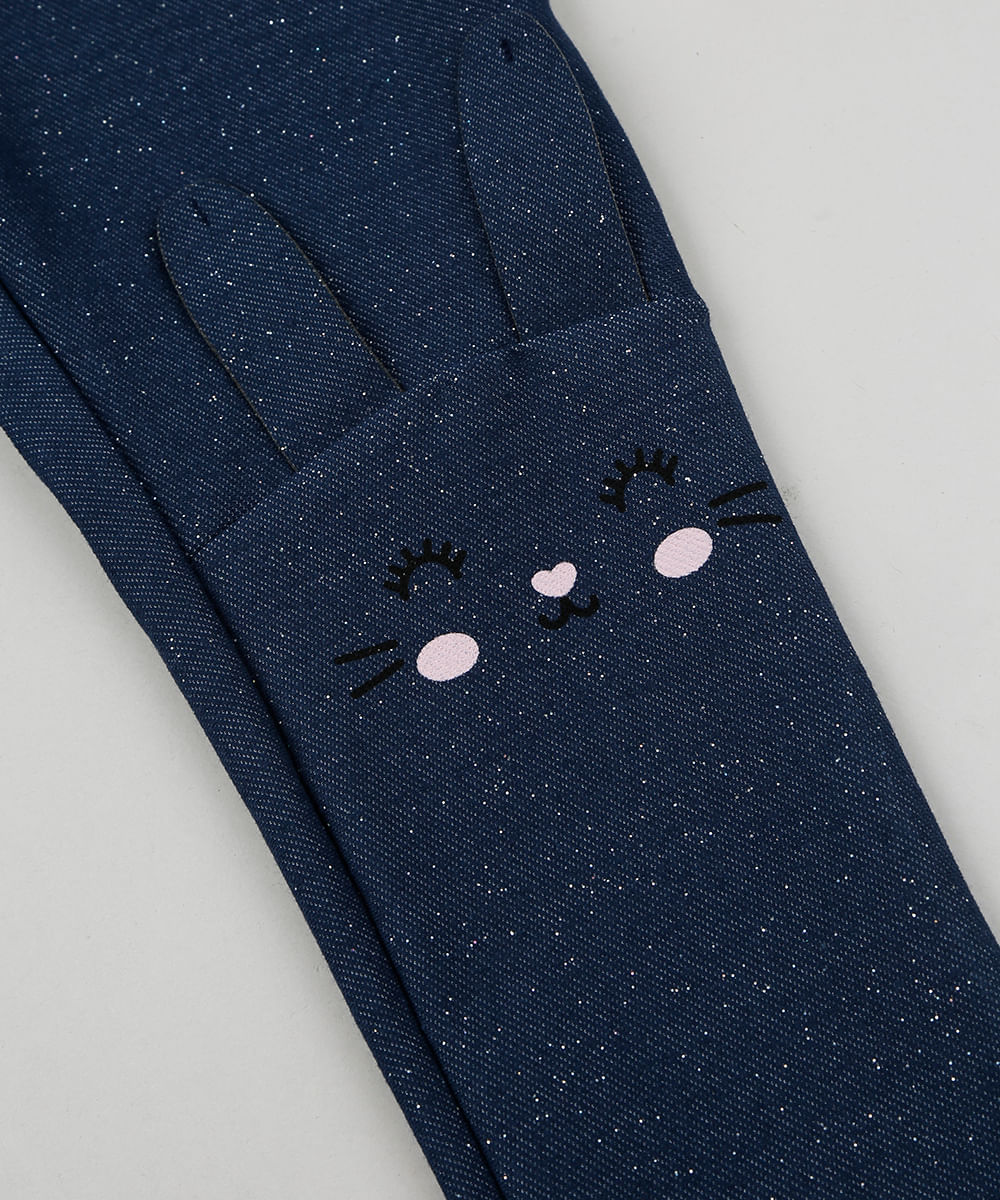 calça legging jeans infantil