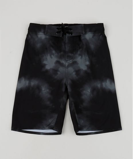 Bermuda-Surf-Infantil-Estampada-Tie-Dye-Preta-9959121-Preto_1