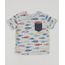 Camiseta-Infantil-Estampada-de-Peixes-com-Bolso-Manga-Curta-Cinza-9947890-Cinza_1